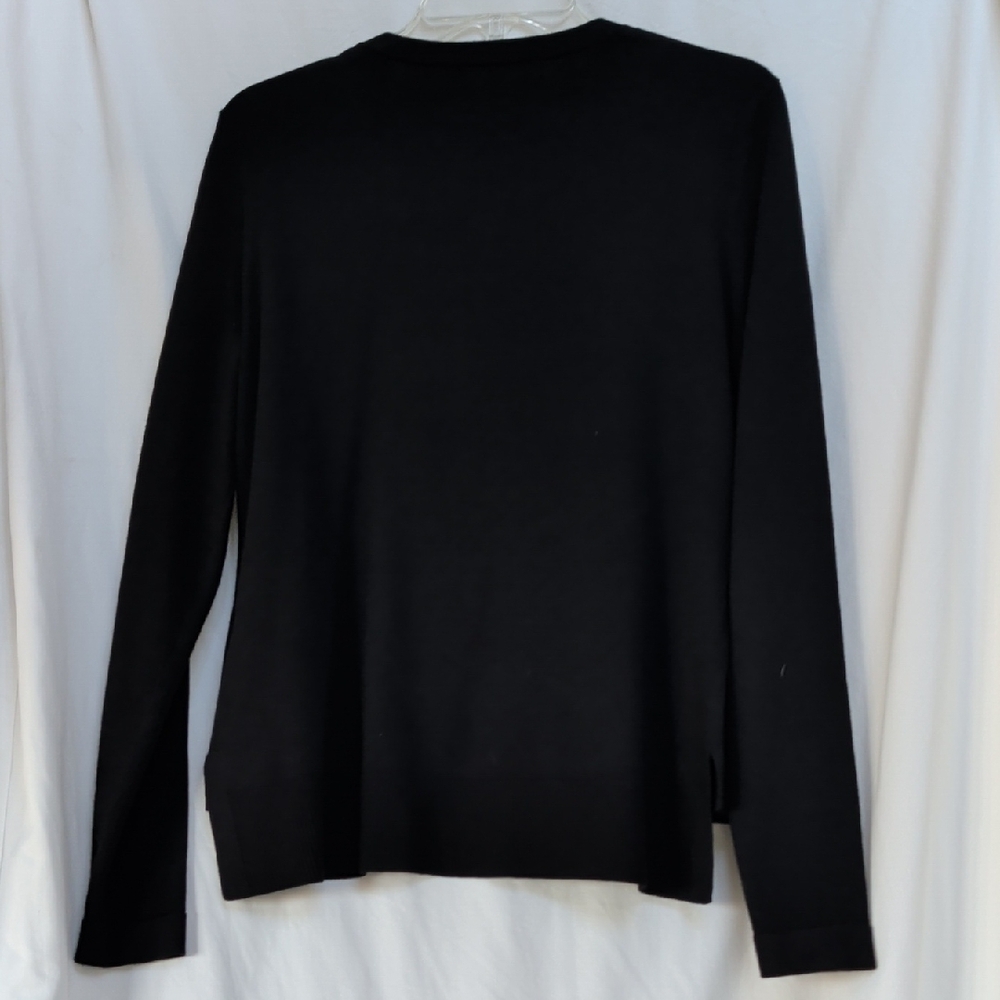 Karen Millen black zip front cardigan with cutout details - Picture 6 of 8
